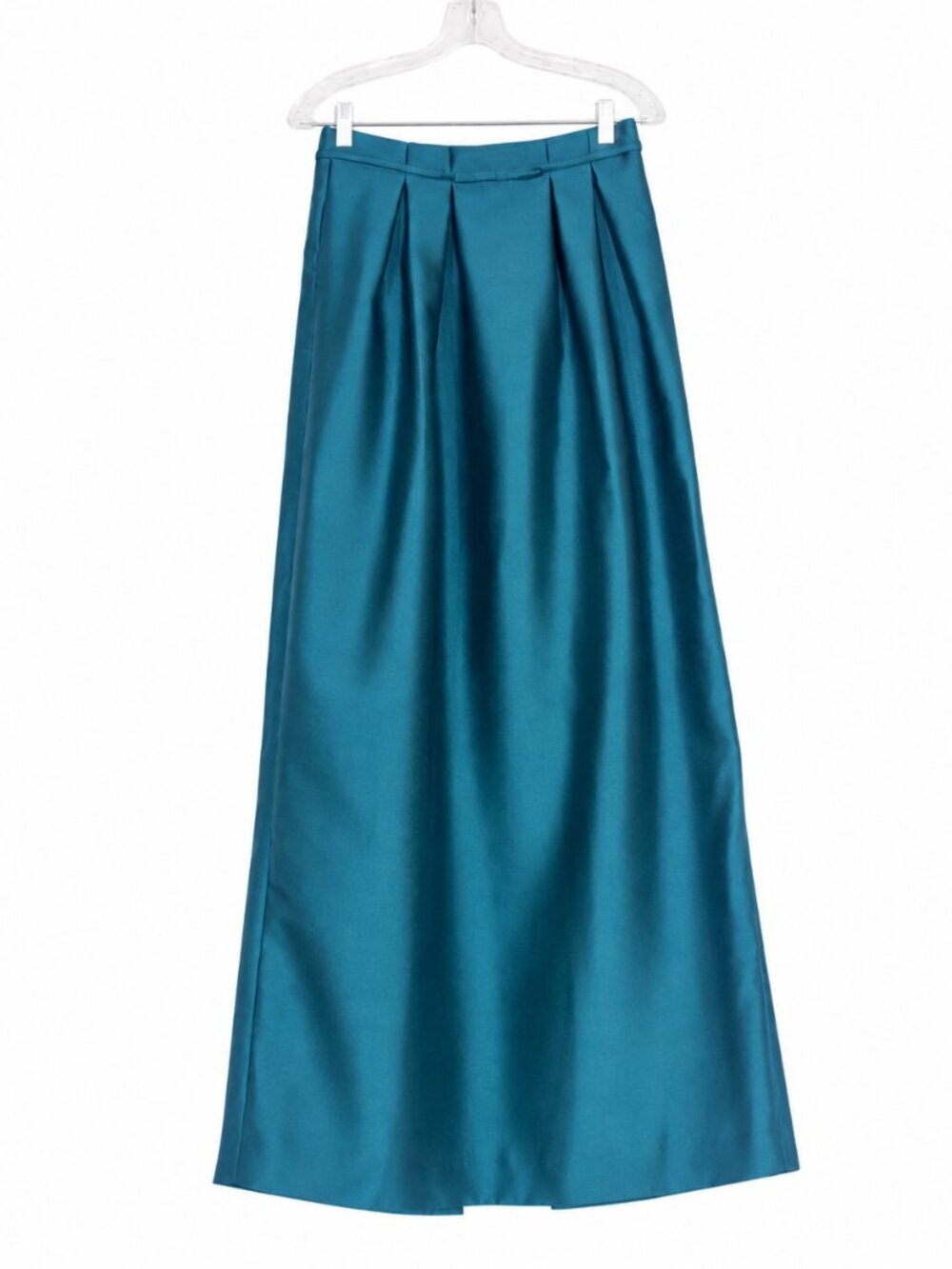 NWT ERIN FETHERSTON Romantic Glam Formal Pleated Maxi Skirt with Bow Size 8
